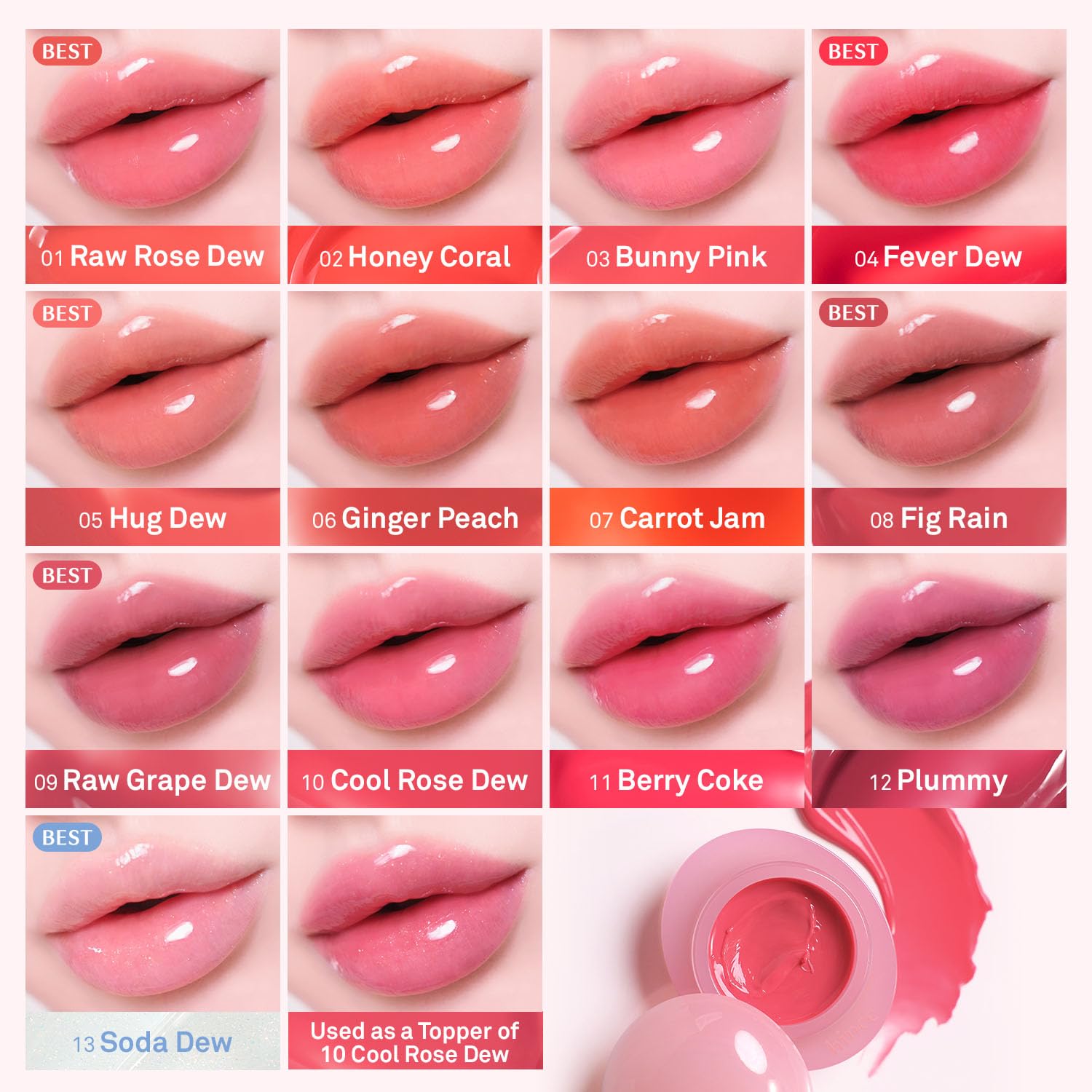 Hince Raw Glow Dewy Ball #06 Ginger Peach